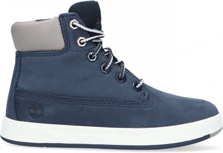 Timberland Blauwe Hoge Sneaker Davis Square 6 Inch Kids - Foto 2
