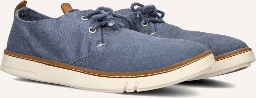 TIMBERLAND Instappers Heren Hookset Low Lace Up Maat: 44 Materiaal: Canvas Kleur: Blauw