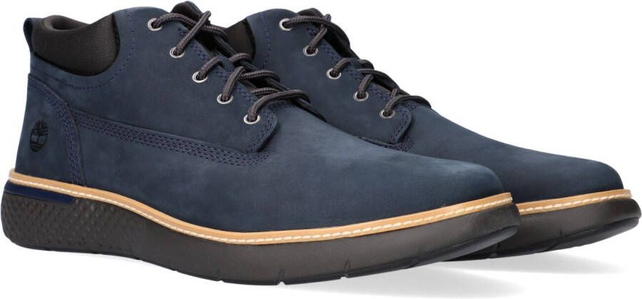 TIMBERLAND Blauwe Veterschoenen Cross Mark Chukka