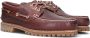 Timberland Bordeaux Veterschoenen Authentics 3 Eye Classic Lug - Thumbnail 1