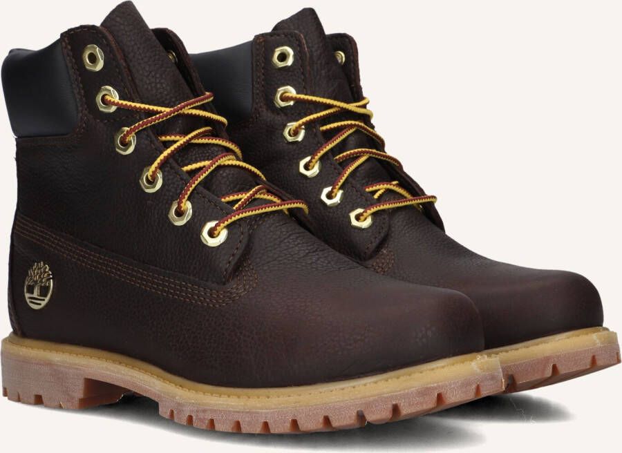 TIMBERLAND Veterboots Dames 6” Premium Women's Maat: 38 5 Materiaal: Leer Kleur: Bruin