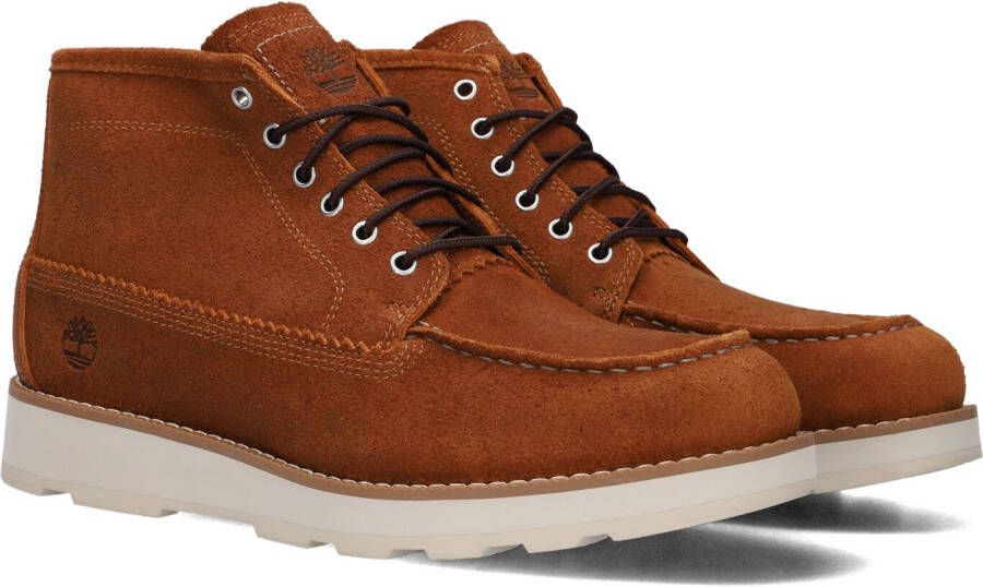 TIMBERLAND Veterboots Heren Britton Mills Mid Lace Up Chukka Maat: 44 5 Materiaal: Suède Kleur: Cognac