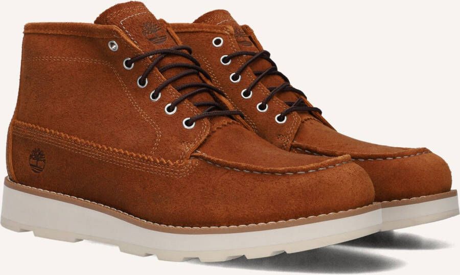 TIMBERLAND Veterboots Heren Britton Mills Mid Lace Up Chukka Maat: 41 5 Materiaal: Suède Kleur: Cognac