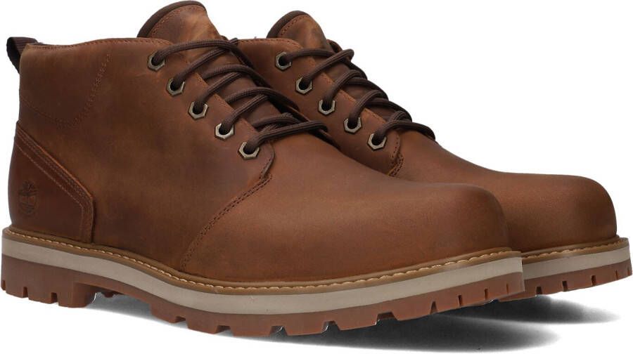 TIMBERLAND Veterboots Heren Britton Road Mid Lace Up Chukka Leer Bruin