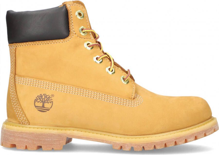 TIMBERLAND Veterboots Dames 6in Premium Maat: 37 5 Materiaal: Nubuck Kleur: Camel