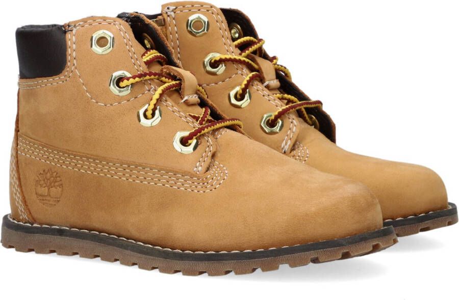 Zachtmoedigheid Verzending belofte Timberland geel Pokey Pine Wheat veterschoenen en klitteband - Schoenen.nl