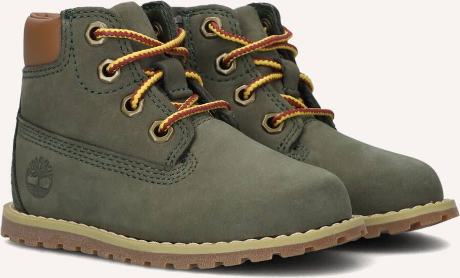 Timberland Pokey Pine 6in Boot Kids Veterboots Laarzen Met Veters Groen