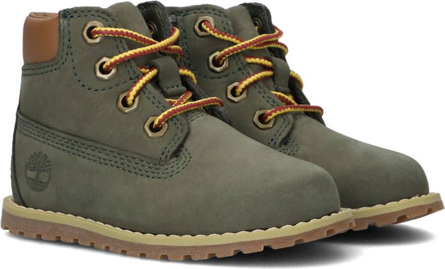 TIMBERLAND Groene Veterboots Pokey Pine 6in Boot Kids