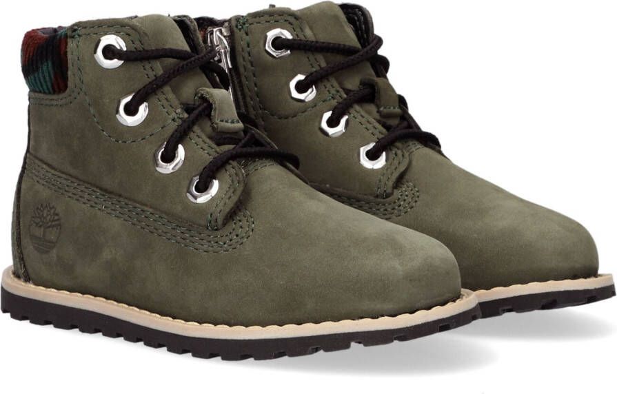 Timberland Groene Veterboots Pokey Pine 6in Boot With Side
