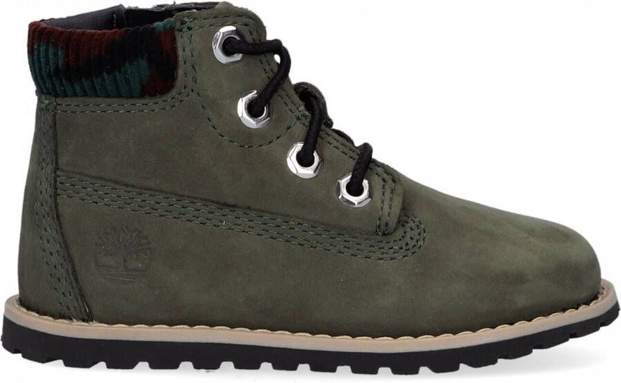 Timberland Groene Veterboots Pokey Pine 6in Boot With Side