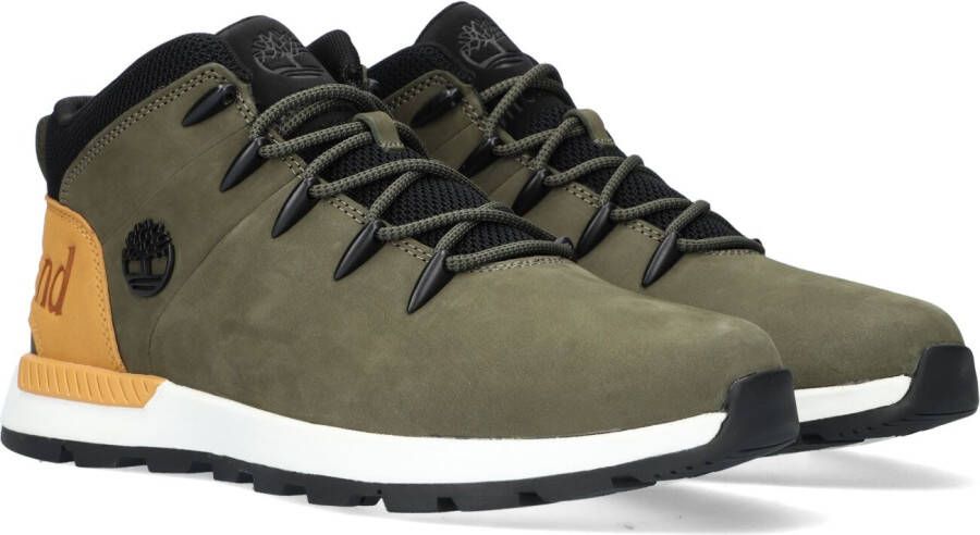 Timberland Sprint Trekker Mid Men Veterboots Laarzen Met Veters Heren Groen +