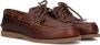 TIMBERLAND Mocassins Dames Classic Boat Maat: 37 Materiaal: Leer Kleur: Rood - Thumbnail 1