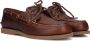 TIMBERLAND Mocassins Dames Classic Boat Maat: 36 Materiaal: Leer Kleur: Rood - Thumbnail 1