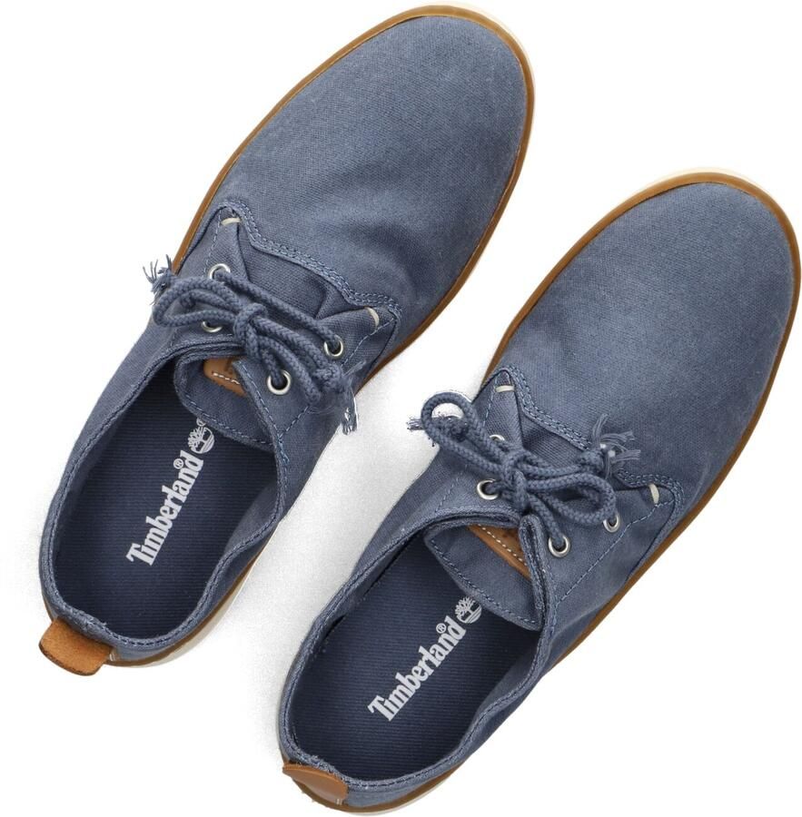 TIMBERLAND Instappers Heren Hookset Low Lace Up Maat: 44 Materiaal: Canvas Kleur: Blauw
