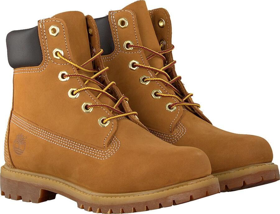 TIMBERLAND Veterboots Dames 6in Premium Maat: 41 Materiaal: Nubuck Kleur: Camel