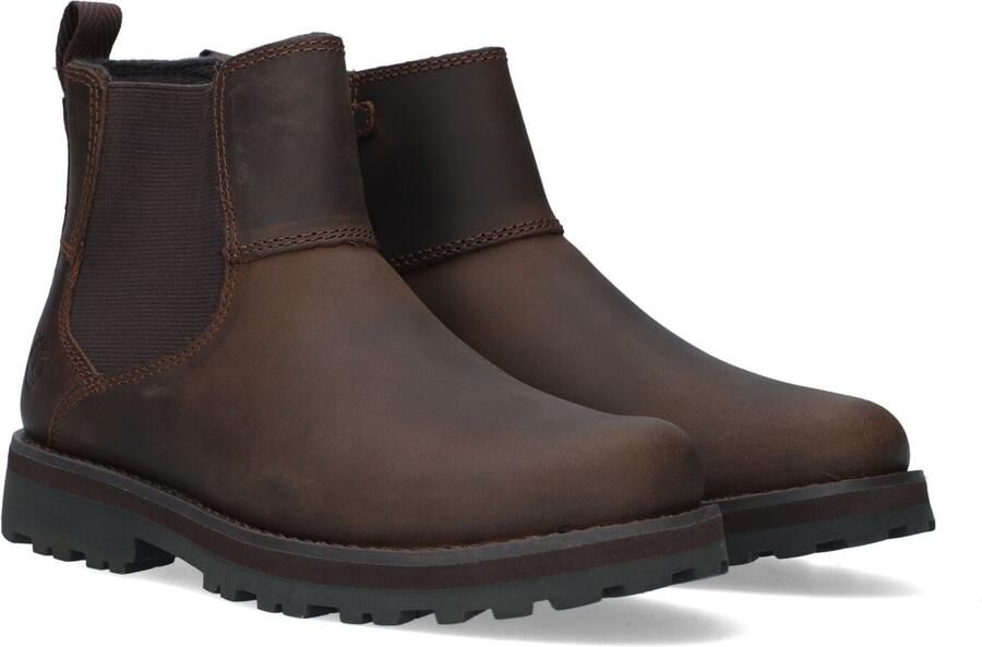 Timberland Leren slaars Geïnspireerd door Courma Guy en Courmayeur Valley Brown