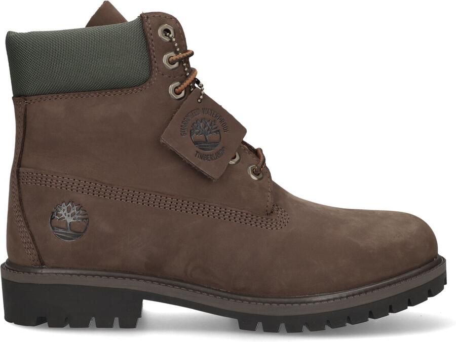 TIMBERLAND Veterboots Heren Heritage 6 In Premium Nubuck Bruin