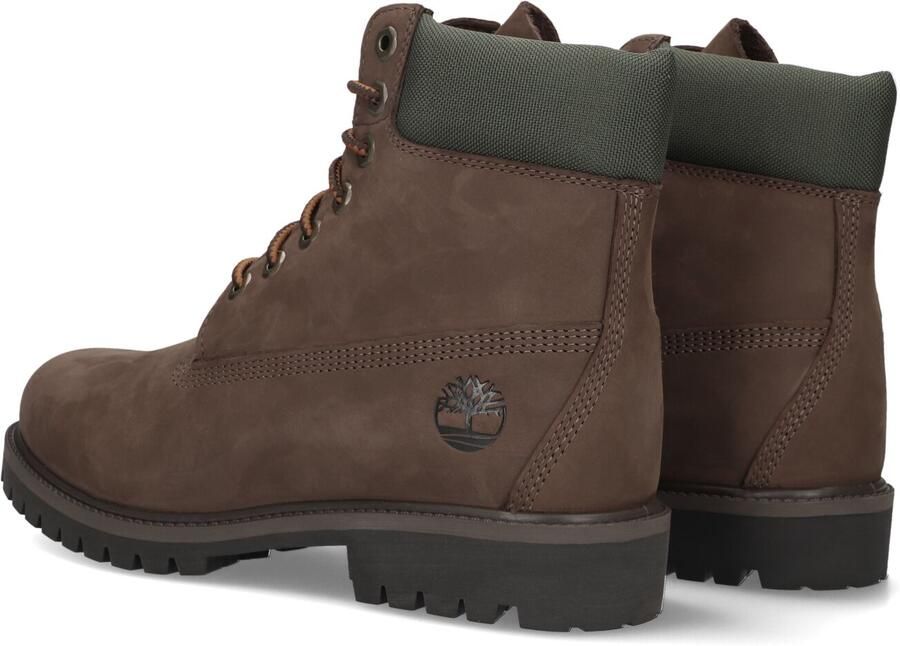 TIMBERLAND Veterboots Heren Heritage 6 In Premium Nubuck Bruin - Foto 5