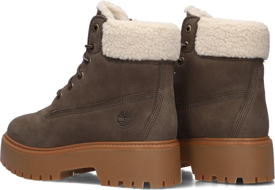 TIMBERLAND Bruine Boots Stone Street Mid Warm Lined Waterproof - Foto 3