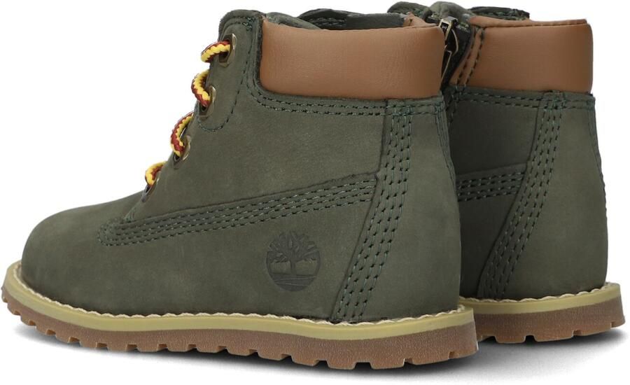 Timberland Pokey Pine 6in Boot Kids Veterboots Laarzen Met Veters Groen - Foto 3