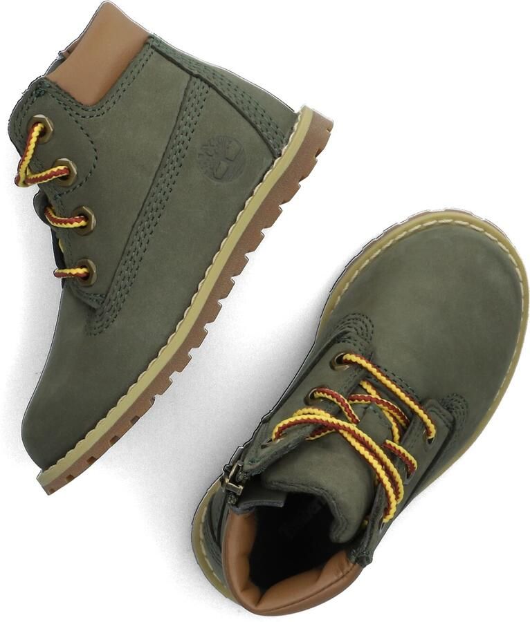 Timberland Pokey Pine 6in Boot Kids Veterboots Laarzen Met Veters Groen