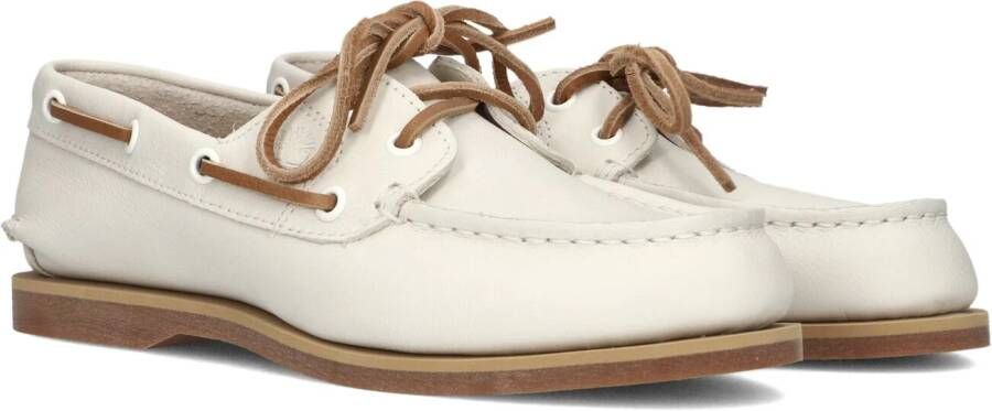 TIMBERLAND Mocassins Dames Classic Boat Maat: 36 Materiaal: Leer Kleur: Wit
