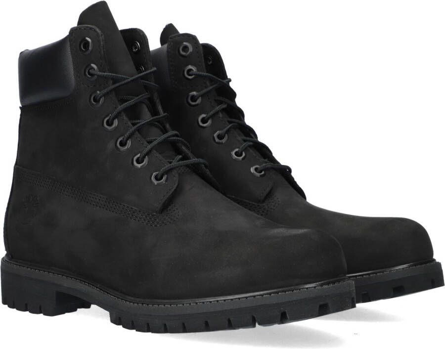TIMBERLAND Veterboots Heren 6inch Premium Boot M Maat: 43 Materiaal: Nubuck Kleur: Zwart