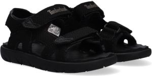 Timberland Zwarte Sandalen Perkins Row 2-strap