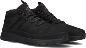 Timberland Zwarte Veterboots Euro Trekker Mid