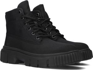 Timberland Zwarte Veterboots Greyfield Fabric Boot