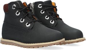 Timberland Zwarte Veterboots Pokey Pine 6in Boot With Side
