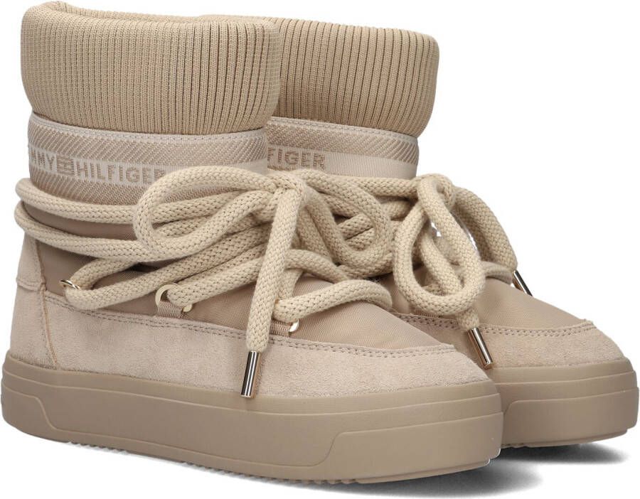 TOMMY HILFIGER Beige Boots Tommytech Logotape Snowboot Warm