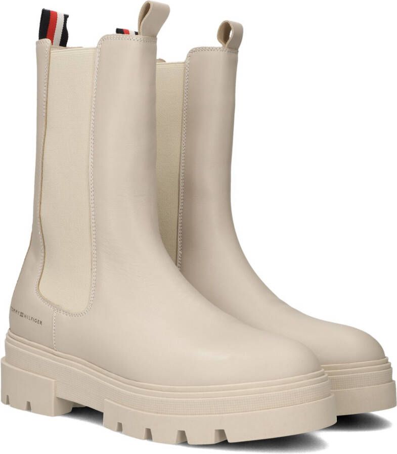 Tommy Hilfiger Beige Chelsea Boots Monochromatic Chelsea Boot