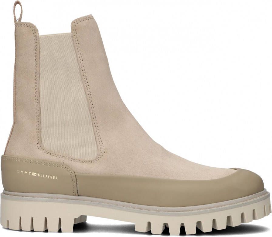 Tommy Hilfiger Sport Tommy Hilfiger TH Casual dames chelseaboot Beige