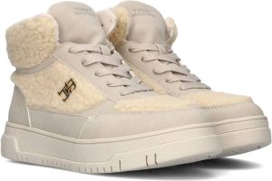 Tommy Hilfiger Beige Hoge Sneaker High Top Lace-up