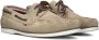TOMMY HILFIGER Beige Mocassins Th Boat Shoe Core Suede - Thumbnail 1