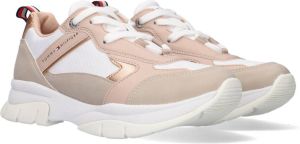 Tommy Hilfiger chunky sneakers wit beige roze