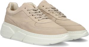 TOMMY HILFIGER Chunky sole Beige Nubuck Lage sneakers Dames