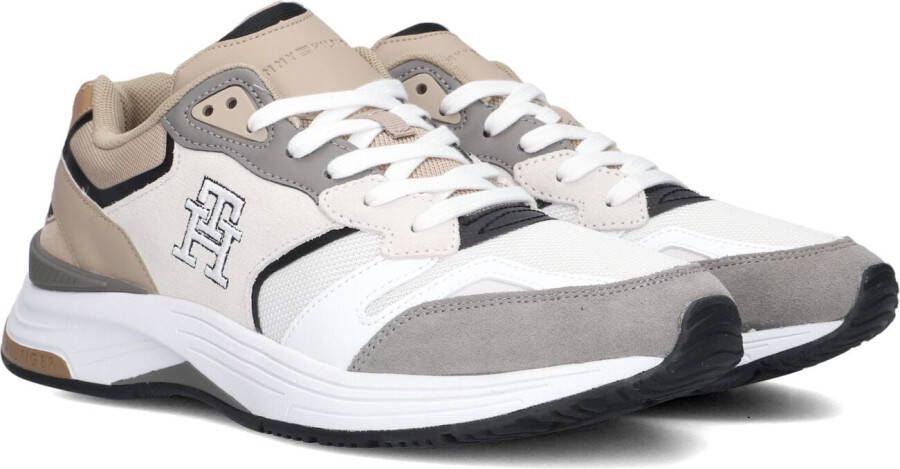 Veja Witte Leren Sneakers met Contrasterende Details White