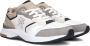 Veja Witte Leren Sneakers met Suède Inzetstukken Multicolor Dames - Thumbnail 1