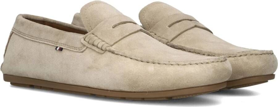 Tommy Hilfiger Casual Hilfiger Driver Loafers Instappers Heren Beige