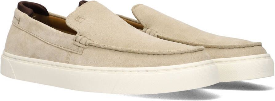 Tommy Hilfiger Beige Suède Casual Loafers Beige Heren