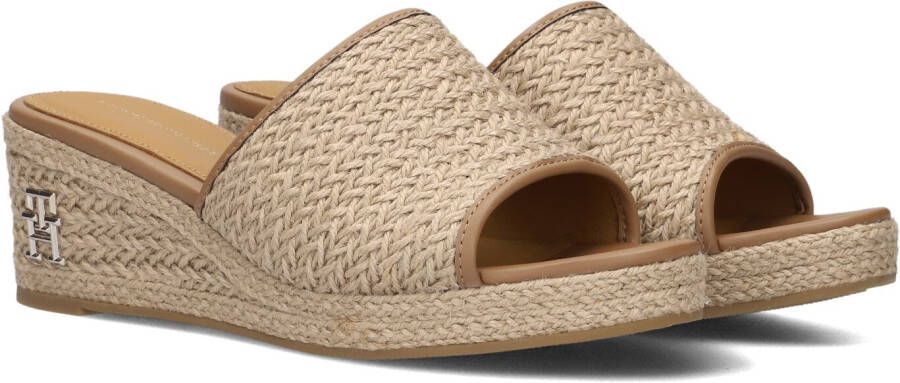 TOMMY HILFIGER Beige Muiltjes Th Rope Wedge