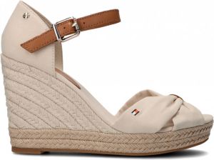 Tommy Hilfiger Beige Sandalen Basic Open Toe High Wedge