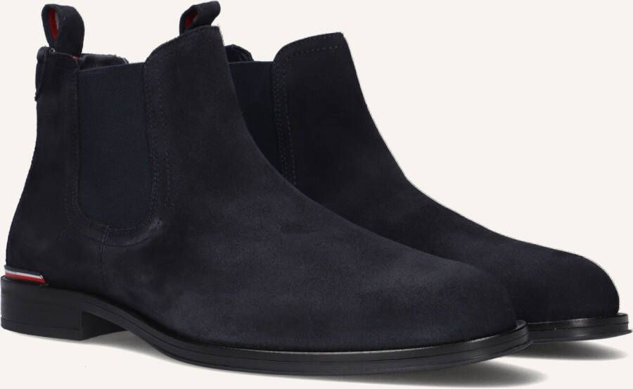 TOMMY HILFIGER Chelsea Boots Heren Core Rwb Hilfiger Chelsea Maat: 43 Materiaal: Suède Kleur: Blauw