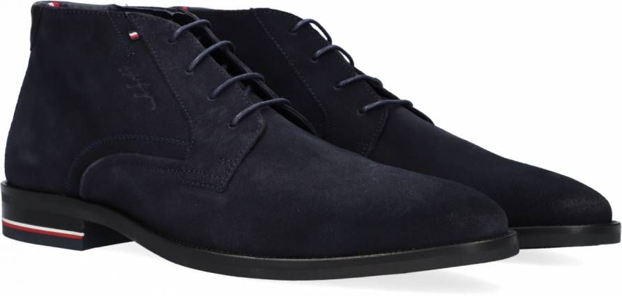 Tommy Hilfiger signature boot veterschoenen heren blauw fm0fm03797-dw5 desert sky