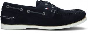 Tommy Hilfiger NU 21% KORTING: veterschoenen CLASSIC SUEDE BOATSHOE in mocassin-look