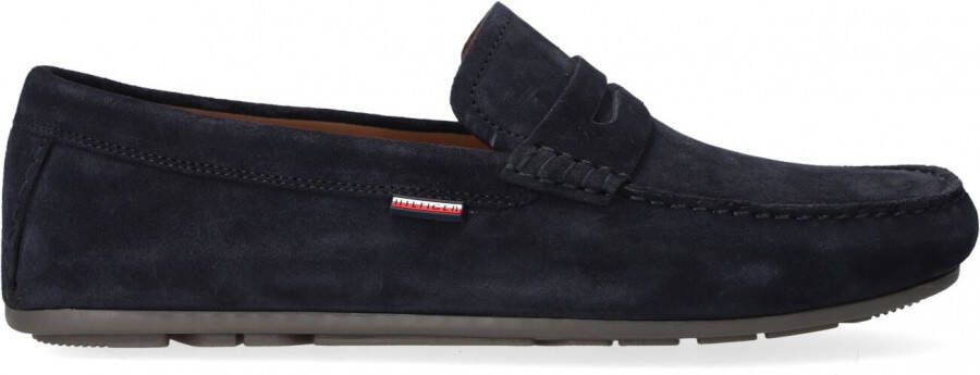 Tommy Hilfiger NU 21% KORTING Instappers CLASSIC SUEDE PENNY LOAFER met siertrensje - Foto 2
