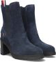 Tommy Hilfiger Blauwe Enkellaarsjes Outdoor High Heel Boot - Thumbnail 1