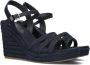 TOMMY HILFIGER Blauwe Espadrilles Essential Basic Wedge - Thumbnail 1